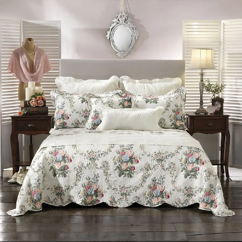 cotton bedspreads for breathability and softnessRosedale Bedspread Set by Bianca