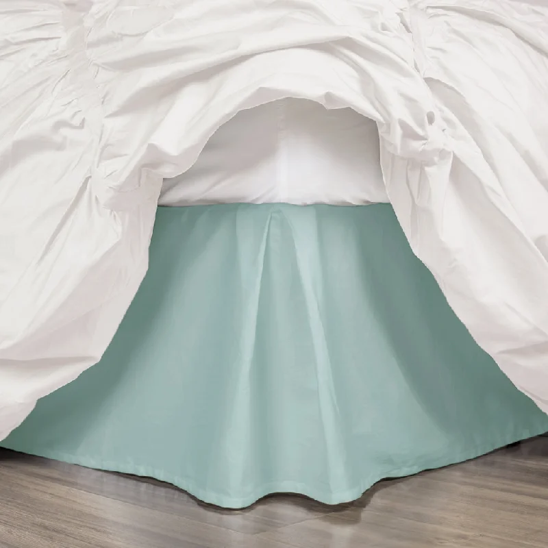 Bed skirts for beds with a non - standard frameBed skirts for beds with a fabric - covered frameSeafoam Green Pleated Bed Skirt Bed skirts for beds with a non - standard frameBed skirts for beds with a fabric - covered frameSeafoam Green Pleated Bed Skirt