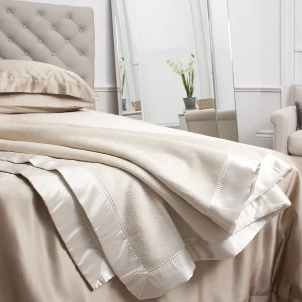 Rayon from bamboo blankets for a silky and breathable feelSilk Blanket