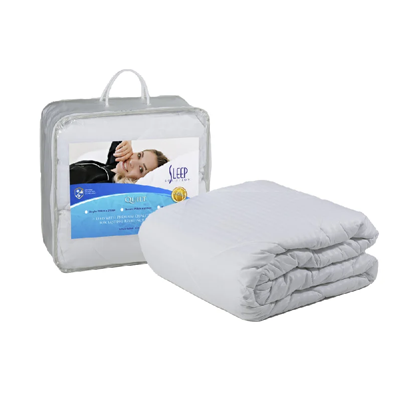 Polyester - filled duvets known for their durability and easy careSleep Solution Hollowfibre Quilt Polyester - filled duvets known for their durability and easy careSleep Solution Hollowfibre Quilt