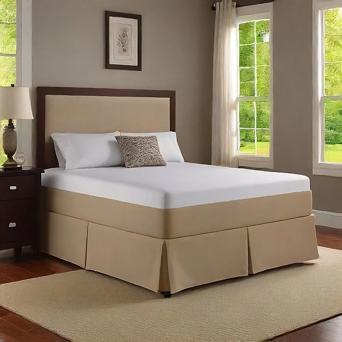 Bed skirts for beds with a wooden frameBed skirts for beds with a wooden frame8 Inches Drop Bed Skirt Beige Egyptian Cotton 1000TC- All Sizes Bed skirts for beds with a wooden frameBed skirts for beds with a wooden frame8 Inches Drop Bed Skirt Beige Egyptian Cotton 1000TC- All Sizes