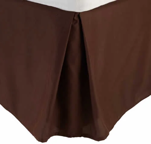 Bed skirts for beds with a solid - panel frameBed skirts for beds with a canopy frame12 Inches Drop Bed Skirt Solid Chocolate Egyptian Cotton 1000TC Bed skirts for beds with a solid - panel frameBed skirts for beds with a canopy frame12 Inches Drop Bed Skirt Solid Chocolate Egyptian Cotton 1000TC
