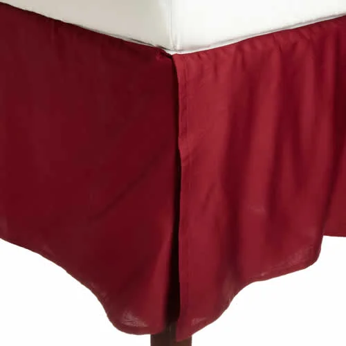 Bed skirts for water beds to give them a more traditional lookBed skirts for beds with a metal frame8 Inches Drop Bed Skirt Solid Dark Red Egyptian Cotton 1000TC Bed skirts for water beds to give them a more traditional lookBed skirts for beds with a metal frame8 Inches Drop Bed Skirt Solid Dark Red Egyptian Cotton 1000TC