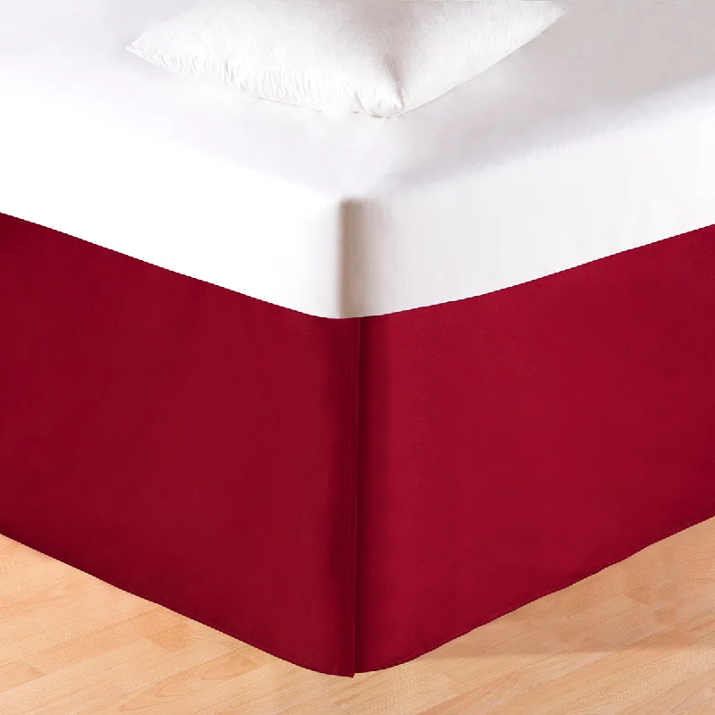Bed skirts for beds with a modern - angular frameBed skirts for adjustable - height bedsSolid Red Bed Skirt Bed skirts for beds with a modern - angular frameBed skirts for adjustable - height bedsSolid Red Bed Skirt