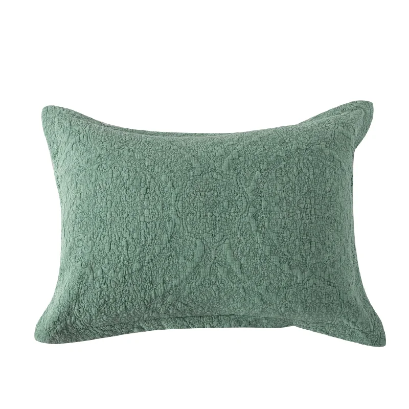 art deco bedspreads with geometric patterns for a retro - inspired bedroomStonewash Cotton Sage Green Pillowshams and Cushions art deco bedspreads with geometric patterns for a retro - inspired bedroomStonewash Cotton Sage Green Pillowshams and Cushions