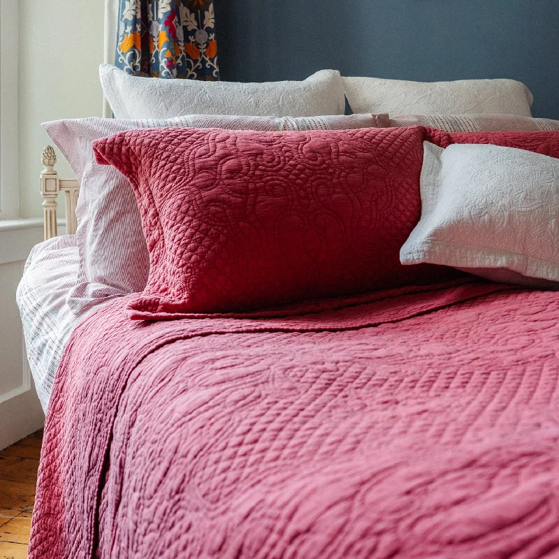 gothic style bedspreads with dark colors and ornate details for a mysterious bedroomStonewash Cotton Terracotta Bedspread gothic style bedspreads with dark colors and ornate details for a mysterious bedroomStonewash Cotton Terracotta Bedspread