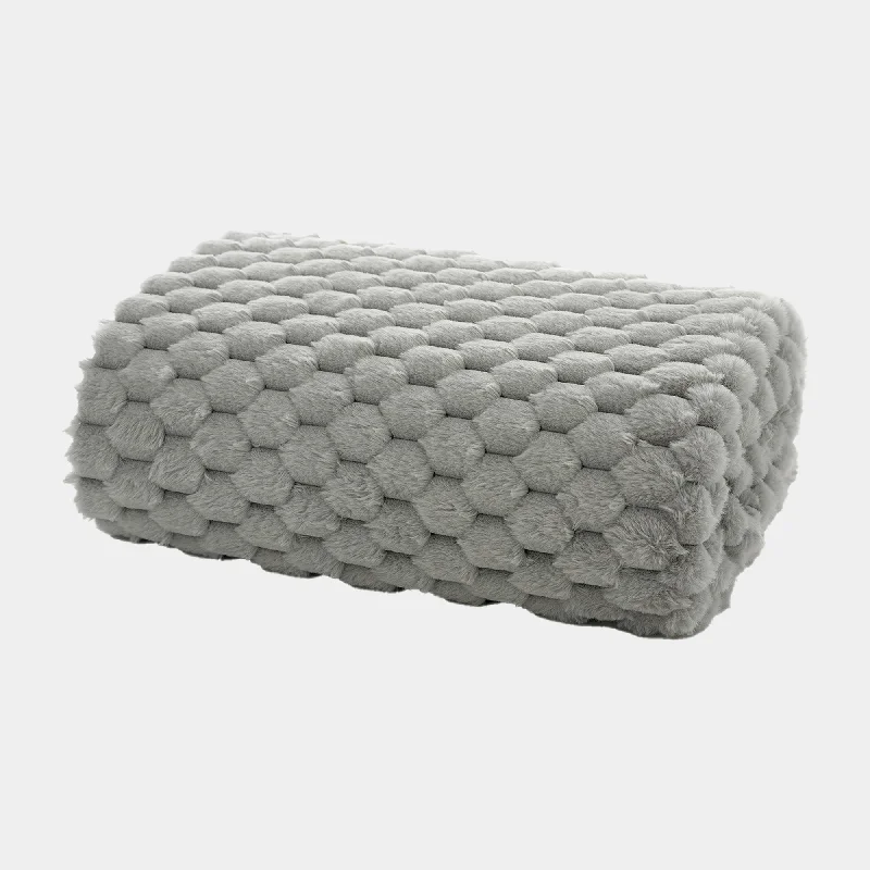 mid - century modern bedspreads with iconic shapes and colors for a stylish spaceSweetcombe - Grey Throw 130x180cm mid - century modern bedspreads with iconic shapes and colors for a stylish spaceSweetcombe - Grey Throw 130x180cm