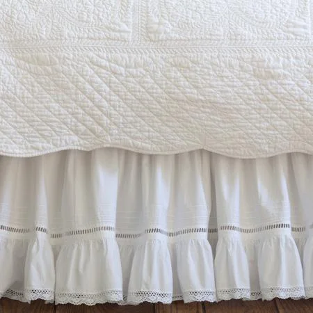 Bed skirts for beds with a platform - style frameBed skirts for beds with a solid - panel frameTaylor Linens Prairie Bed Skirt Bed skirts for beds with a platform - style frameBed skirts for beds with a solid - panel frameTaylor Linens Prairie Bed Skirt