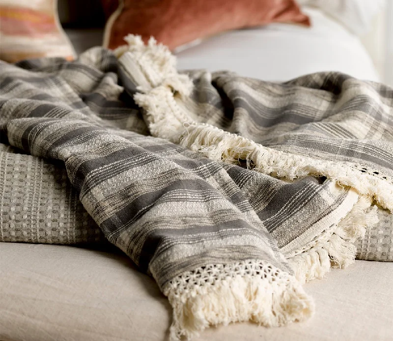 Cashmere blankets for ultimate softness and luxuryVilla by Classic Home Karlie Gray Ivory Throw Blanket Cashmere blankets for ultimate softness and luxuryVilla by Classic Home Karlie Gray Ivory Throw Blanket