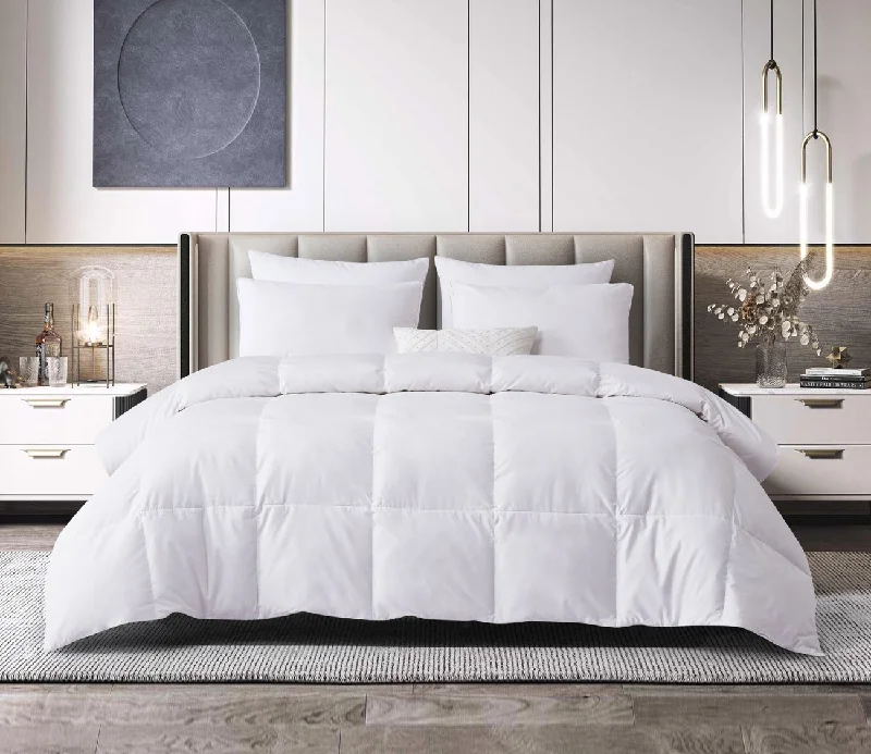 Duck down comforters with a softer feel and good warmth retentionBeautyrest Tencel Cotton Blend All Season Feather and Down Fiber Comforter Duck down comforters with a softer feel and good warmth retentionBeautyrest Tencel Cotton Blend All Season Feather and Down Fiber Comforter