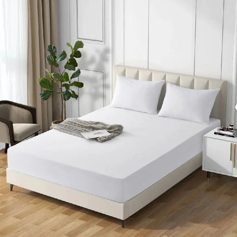 Wool - filled mattresses for natural insulation and moisture - wickingTERRY Cotton Waterproof Mattress Protector white Wool - filled mattresses for natural insulation and moisture - wickingTERRY Cotton Waterproof Mattress Protector white