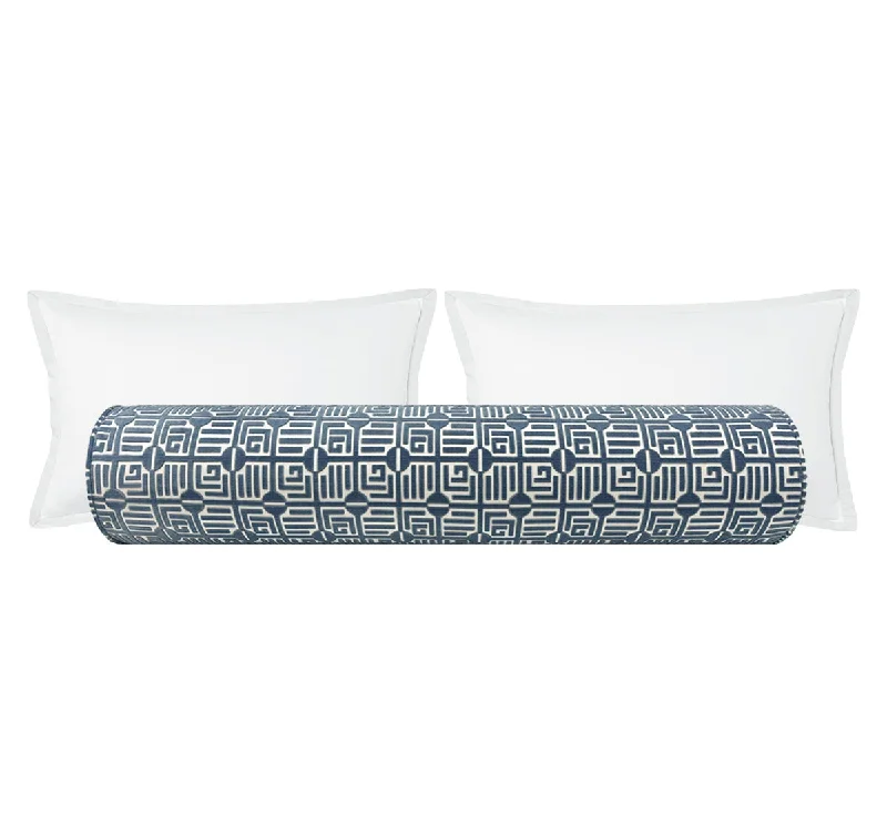 Bolsters for Crystal Healing Sessions to Support the BodyTHE BOLSTER :: LABYRINTH VELVET // NAVY | THIBAUT Bolsters for Crystal Healing Sessions to Support the BodyTHE BOLSTER :: LABYRINTH VELVET // NAVY | THIBAUT