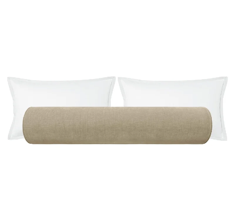 Bolsters for Guest Beds to Make Guests Feel at HomeTHE BOLSTER :: SIGNATURE CHENILLE // STONE Bolsters for Guest Beds to Make Guests Feel at HomeTHE BOLSTER :: SIGNATURE CHENILLE // STONE