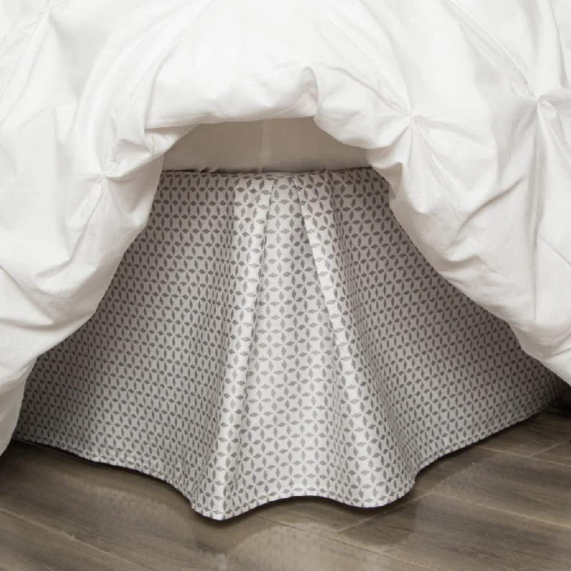 Bed skirts for beds with a slatted frameBed skirts for beds with a non - standard frameThe Grey Morning Glory Patterned Bed Skirt Bed skirts for beds with a slatted frameBed skirts for beds with a non - standard frameThe Grey Morning Glory Patterned Bed Skirt
