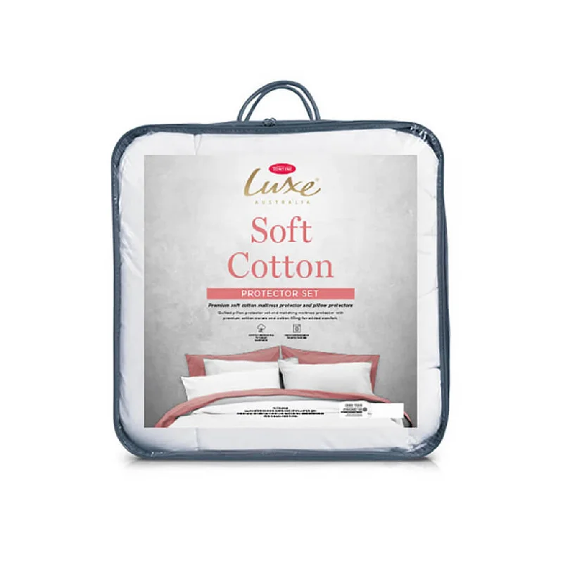 Hybrid mattresses combining foam and innerspring technologyTontine Luxe Soft Cotton Protector Set Hybrid mattresses combining foam and innerspring technologyTontine Luxe Soft Cotton Protector Set