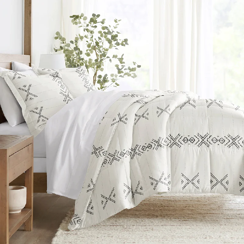Bamboo - fiber - filled comforters with antibacterial and breathable qualitiesUrban Stitch Patterned Down-Alternative Comforter Set Bamboo - fiber - filled comforters with antibacterial and breathable qualitiesUrban Stitch Patterned Down-Alternative Comforter Set