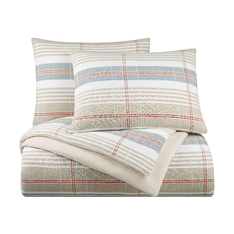 Cotton - filled comforters for a breathable and natural sleep experienceVellux Oslo Taupe Comforter Set Cotton - filled comforters for a breathable and natural sleep experienceVellux Oslo Taupe Comforter Set