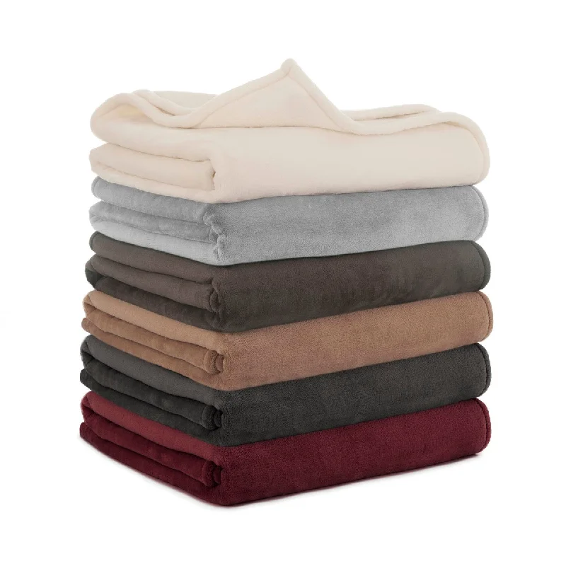 Fleece blankets for a cozy and plush textureSheared Faux Mink Blanket by Vellux