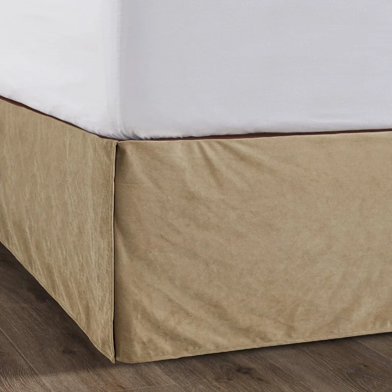 Bed skirts for beds with a leather - upholstered frameBed skirts for adjustable - height bedsTan Velvet Bed Skirt Bed skirts for beds with a leather - upholstered frameBed skirts for adjustable - height bedsTan Velvet Bed Skirt