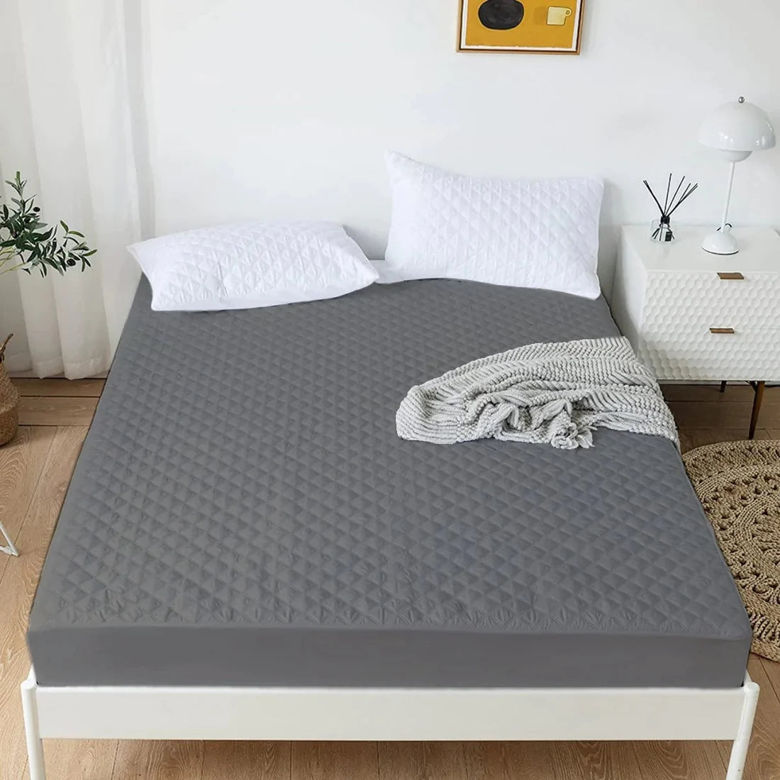 Memory foam mattresses for pressure relief and contouringQuilted Waterproof Mattress Protector Grey Memory foam mattresses for pressure relief and contouringQuilted Waterproof Mattress Protector Grey