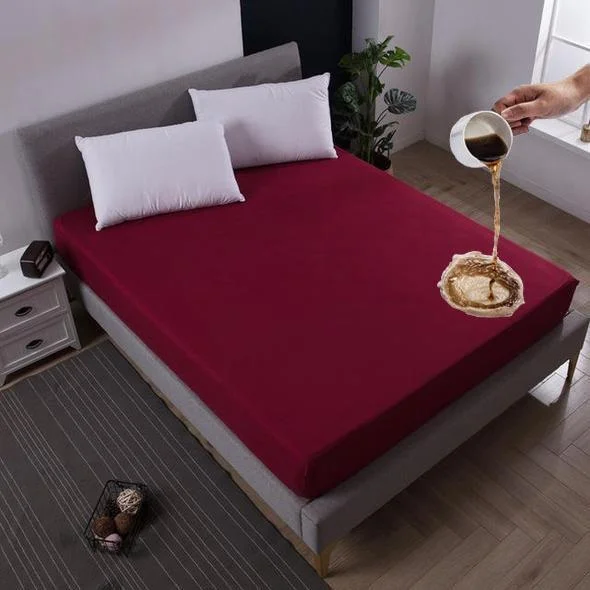 Wool - filled mattresses for natural insulation and moisture - wickingWaterproof Terry Mattress Protector( Maroon) Wool - filled mattresses for natural insulation and moisture - wickingWaterproof Terry Mattress Protector( Maroon)