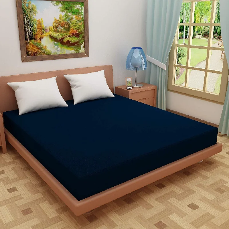 Latex mattresses with natural bounce and breathabilityWaterproof Terry Mattress Protector (Navy Blue) Latex mattresses with natural bounce and breathabilityWaterproof Terry Mattress Protector (Navy Blue)