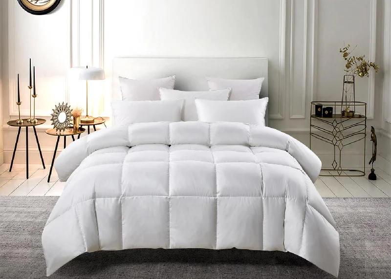 Silk - filled comforters for a luxurious and smooth touchSerta Light Warmth White Down Fiber Comforter Silk - filled comforters for a luxurious and smooth touchSerta Light Warmth White Down Fiber Comforter