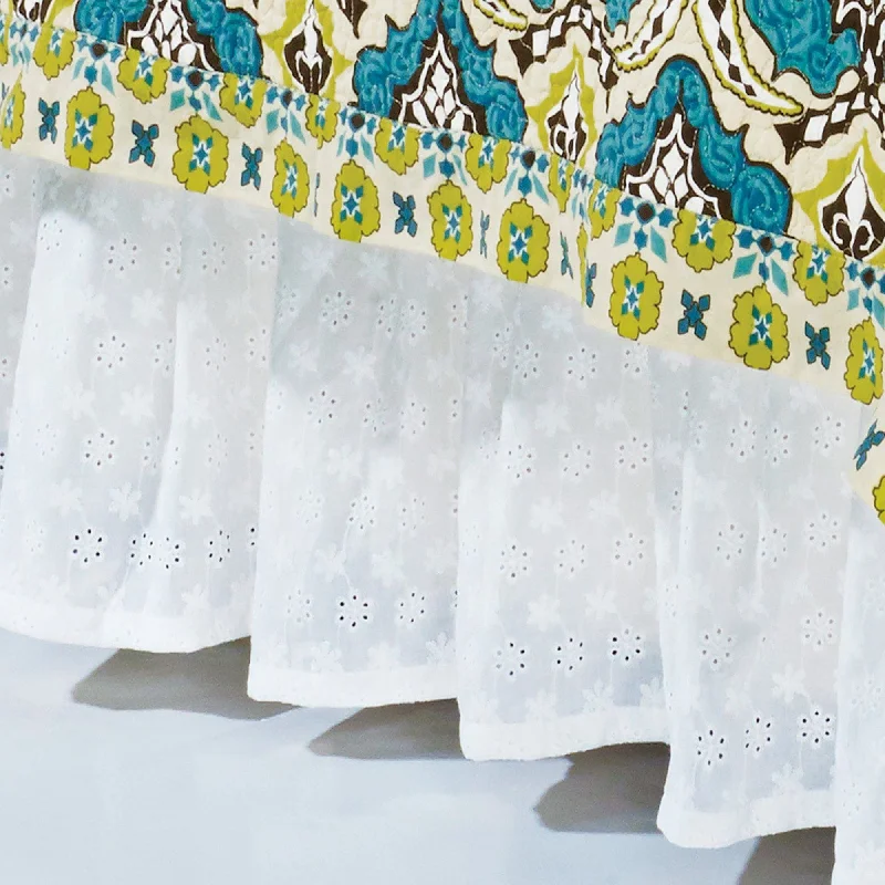 Bed skirts for beds with a rectangular frameBed skirts for adjustable - height bedsWhite Eyelet Bed Skirt Bed skirts for beds with a rectangular frameBed skirts for adjustable - height bedsWhite Eyelet Bed Skirt