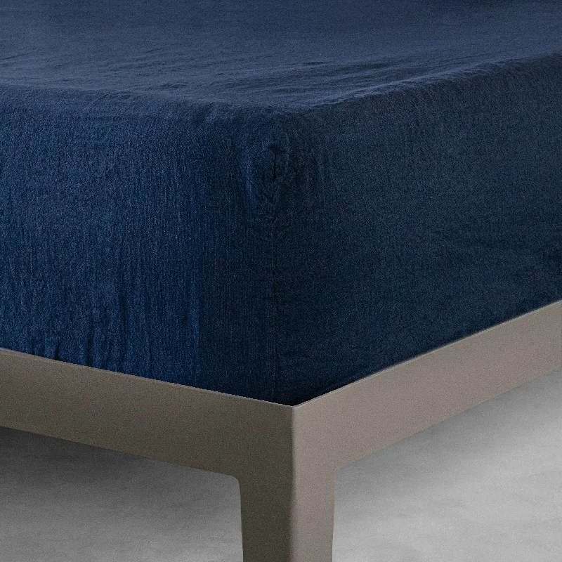 Twin - Size Sheet Sets with a Pillow ProtectorBasix Linen Fitted Sheet - Bateau