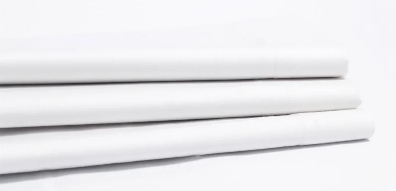 Queen - Size Sheet Sets with a European Pillowcase SetLuxury Brushed Cotton Flannelette Flat Top Sheet Plain White 160gsm Queen - Size Sheet Sets with a European Pillowcase SetLuxury Brushed Cotton Flannelette Flat Top Sheet Plain White 160gsm