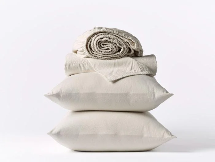Sheet Sets with Multiple Pillowcase OptionsOrganic Relaxed Sateen Pale Gray Sheet Sets by Coyuchi Sheet Sets with Multiple Pillowcase OptionsOrganic Relaxed Sateen Pale Gray Sheet Sets by Coyuchi