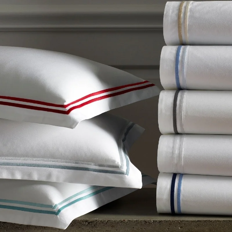 Polyester - Cotton Blend Sheets for Durability and ComfortEssex Sheets by Matouk