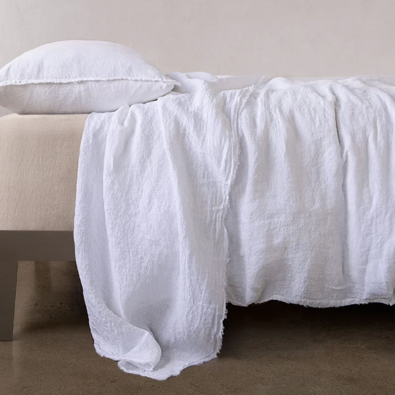 Moisture - Wicking Cotton Sheets for a Dry and Comfortable SleepFlocca Linen Flat Sheet - Ayrton