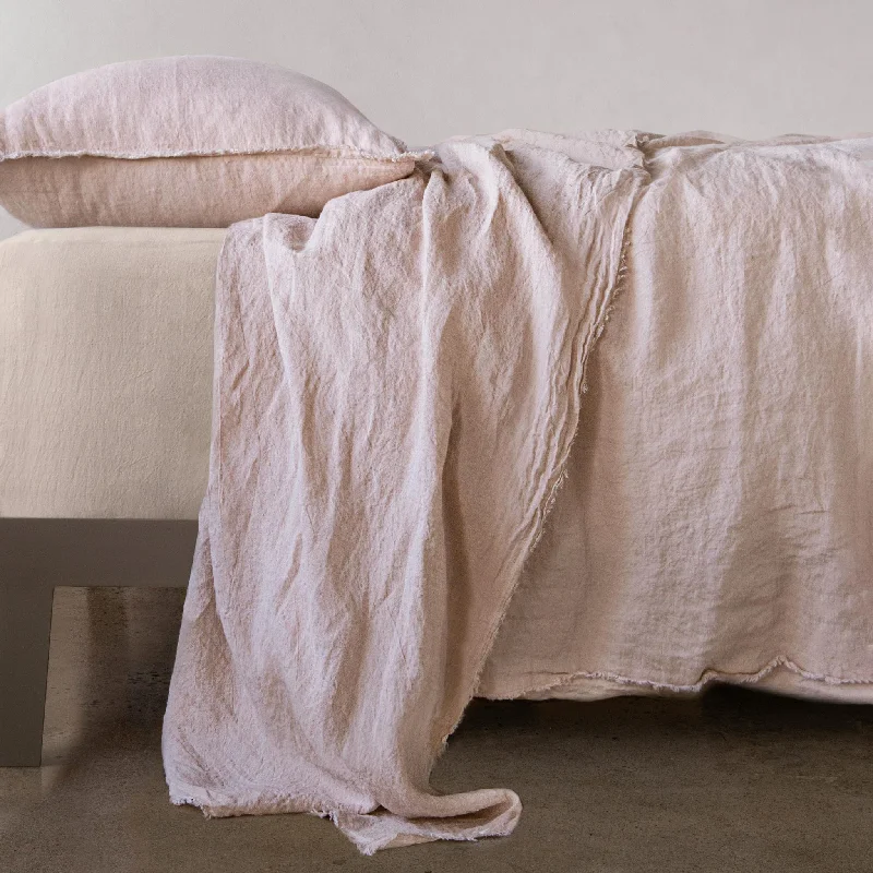 Queen - Size Sheet Sets with a European Pillowcase SetFlocca Linen Flat Sheet - Floss Queen - Size Sheet Sets with a European Pillowcase SetFlocca Linen Flat Sheet - Floss