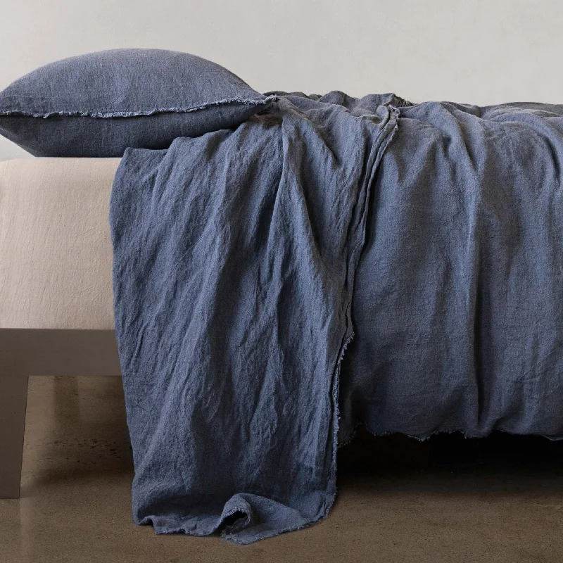 Twin - Size Sheet Sets with a Pillow ProtectorFlocca Linen Flat Sheet - Fonda