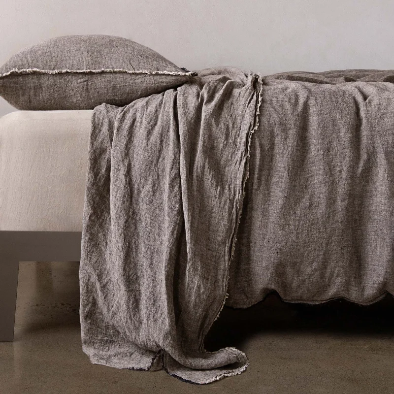 Moisture - Wicking Cotton Sheets for a Dry and Comfortable SleepFlocca Linen Flat Sheet - Nox Moisture - Wicking Cotton Sheets for a Dry and Comfortable SleepFlocca Linen Flat Sheet - Nox