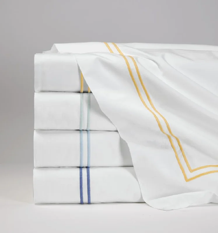 Fitted Sheets with Reinforced Corners for Long - Lasting UseGrande Hotel Bedding by Sferra Fitted Sheets with Reinforced Corners for Long - Lasting UseGrande Hotel Bedding by Sferra