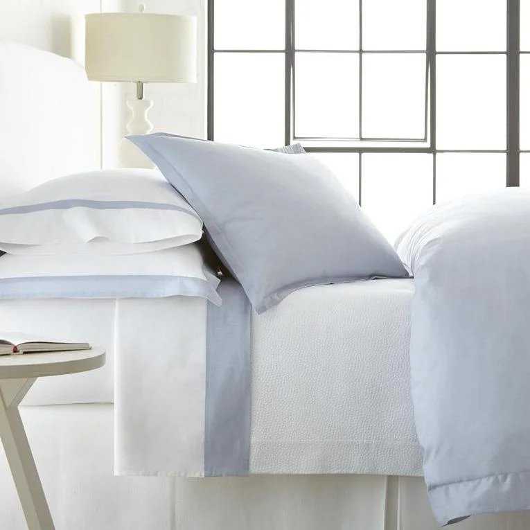 Queen - Size Sheet Sets with a European Pillowcase SetPositano Chambray Bedding by Legacy Home Queen - Size Sheet Sets with a European Pillowcase SetPositano Chambray Bedding by Legacy Home