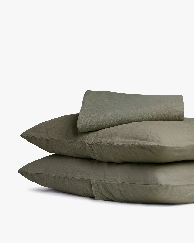 Hypoallergenic Silk Sheets for Sensitive SleepersLinen Sheet Set