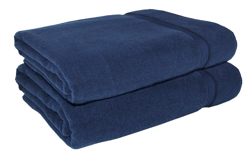 Jersey - Knit Sheets for a Comfortable and Casual BedNavy Blue Bath Sheets 90 x 150cm 650gsm Double Yarn 100% Cotton Jersey - Knit Sheets for a Comfortable and Casual BedNavy Blue Bath Sheets 90 x 150cm 650gsm Double Yarn 100% Cotton