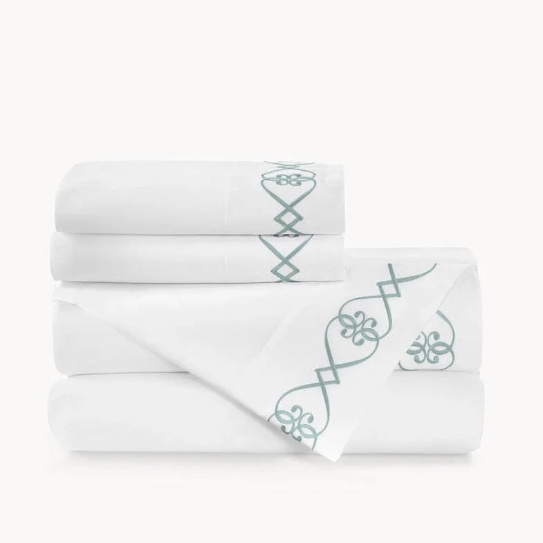 Rayon - Cotton Sheets for a Breathable and Soft BlendConcerto Mist Sheets by Peacock Alley Rayon - Cotton Sheets for a Breathable and Soft BlendConcerto Mist Sheets by Peacock Alley
