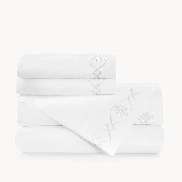 Hypoallergenic Silk Sheets for Sensitive SleepersConcerto White Sheets by Peacock Alley Hypoallergenic Silk Sheets for Sensitive SleepersConcerto White Sheets by Peacock Alley