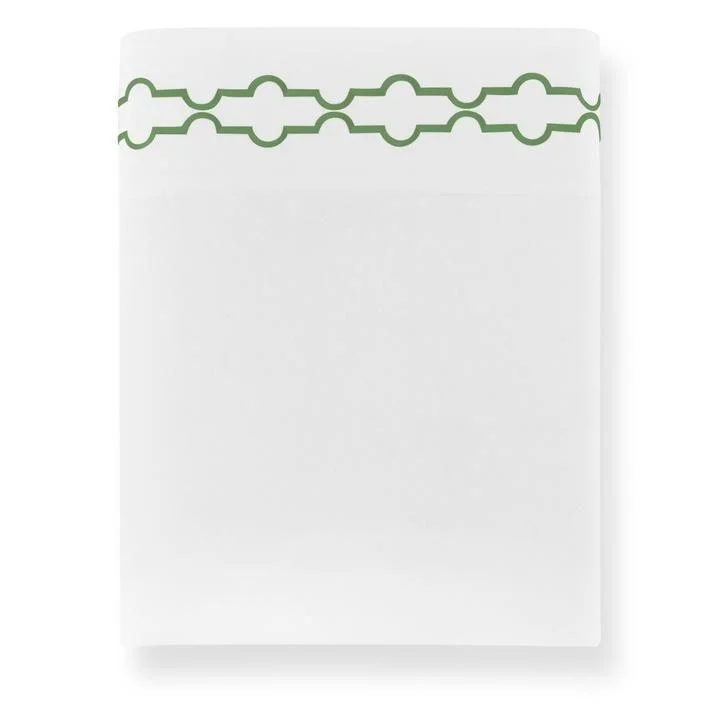 Jersey - Knit Sheets for a Comfortable and Casual BedTempo Green Embroidered Sheets by Peacock Alley Jersey - Knit Sheets for a Comfortable and Casual BedTempo Green Embroidered Sheets by Peacock Alley