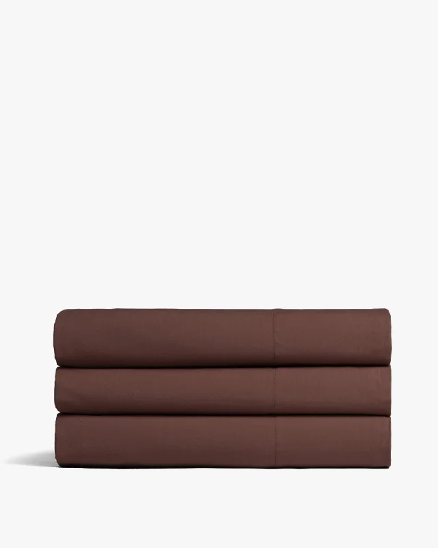 Polyester - Cotton Blend Sheets for Durability and ComfortPercale Top Sheet