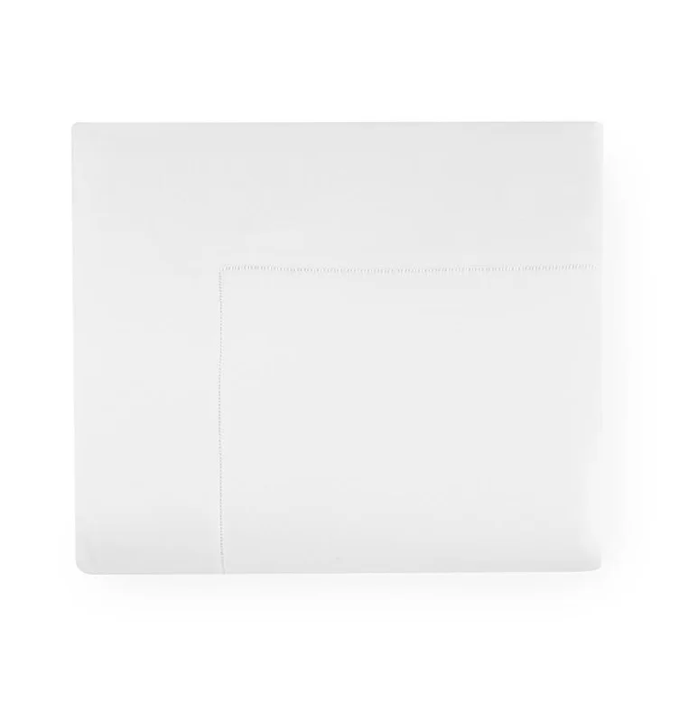 Wrinkle - Free Polyester Sheets for a Low - Maintenance BedMilos White Sheet Set by Sferra