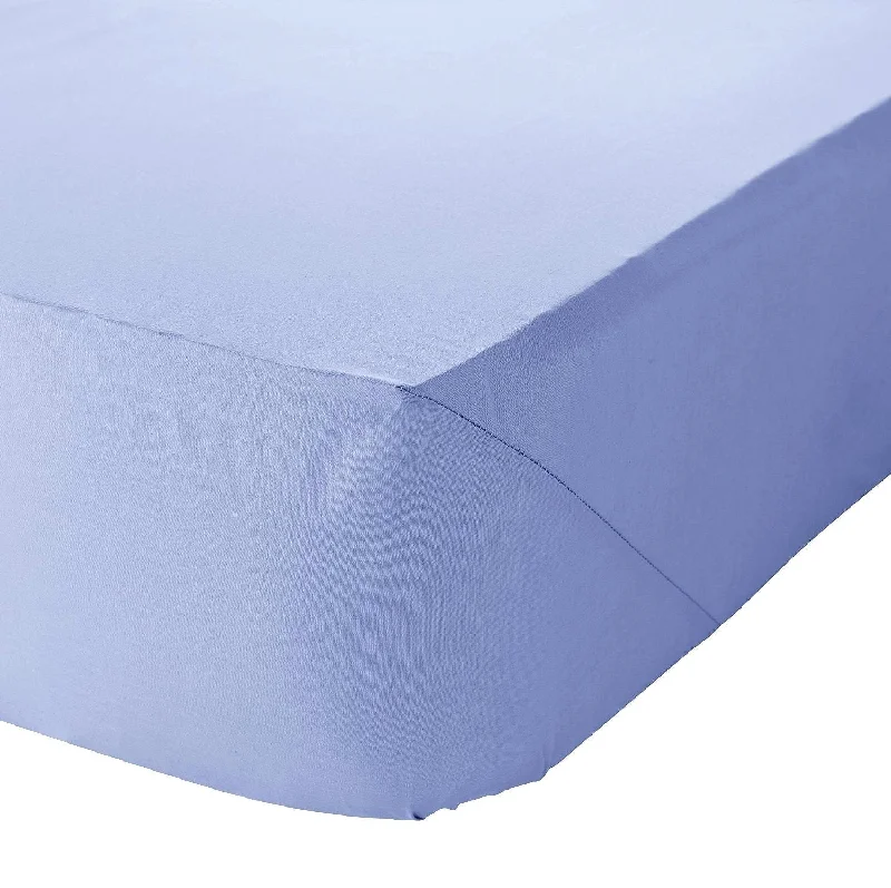 Linen - Cotton Blend Sheets for a Natural and Versatile OptionSky Blue Fitted Sheet Super King 10" Deep Linen - Cotton Blend Sheets for a Natural and Versatile OptionSky Blue Fitted Sheet Super King 10" Deep