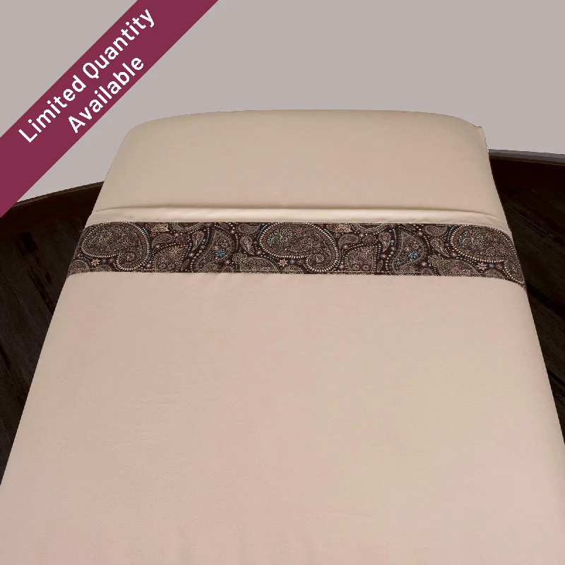 Twin - Size Sheet Sets with a Pillow ProtectorSposh Pro Flat Sheet, Paisley