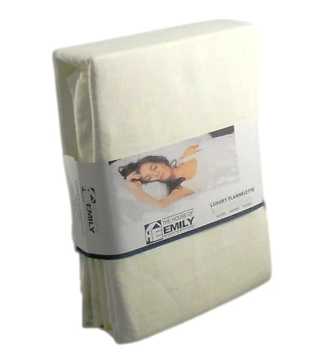Queen - Size Sheet Sets with a European Pillowcase SetSuper King Size 18" Deep Brushed Cotton Turkish Flannelette Fitted Sheet Cream Queen - Size Sheet Sets with a European Pillowcase SetSuper King Size 18" Deep Brushed Cotton Turkish Flannelette Fitted Sheet Cream