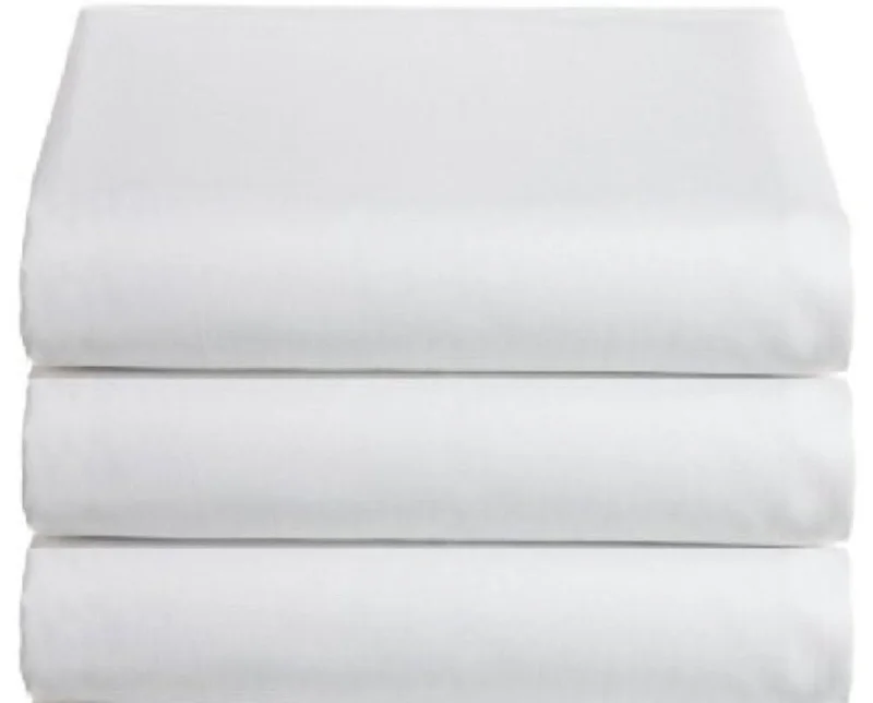 Linen - Cotton Blend Sheets for a Natural and Versatile OptionEmperor Extra Large Flat Sheet 100% Cotton Percale 200Tc White Linen - Cotton Blend Sheets for a Natural and Versatile OptionEmperor Extra Large Flat Sheet 100% Cotton Percale 200Tc White